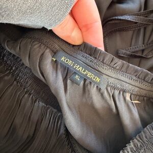 Kobi Halperin off the shoulder loose fitting top